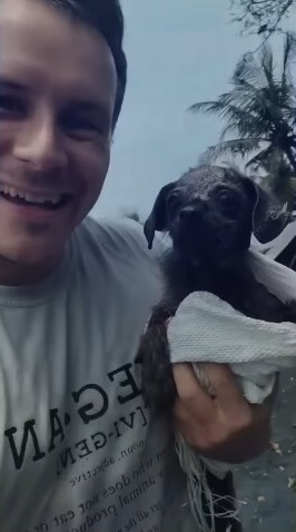 Aron held her in his arms