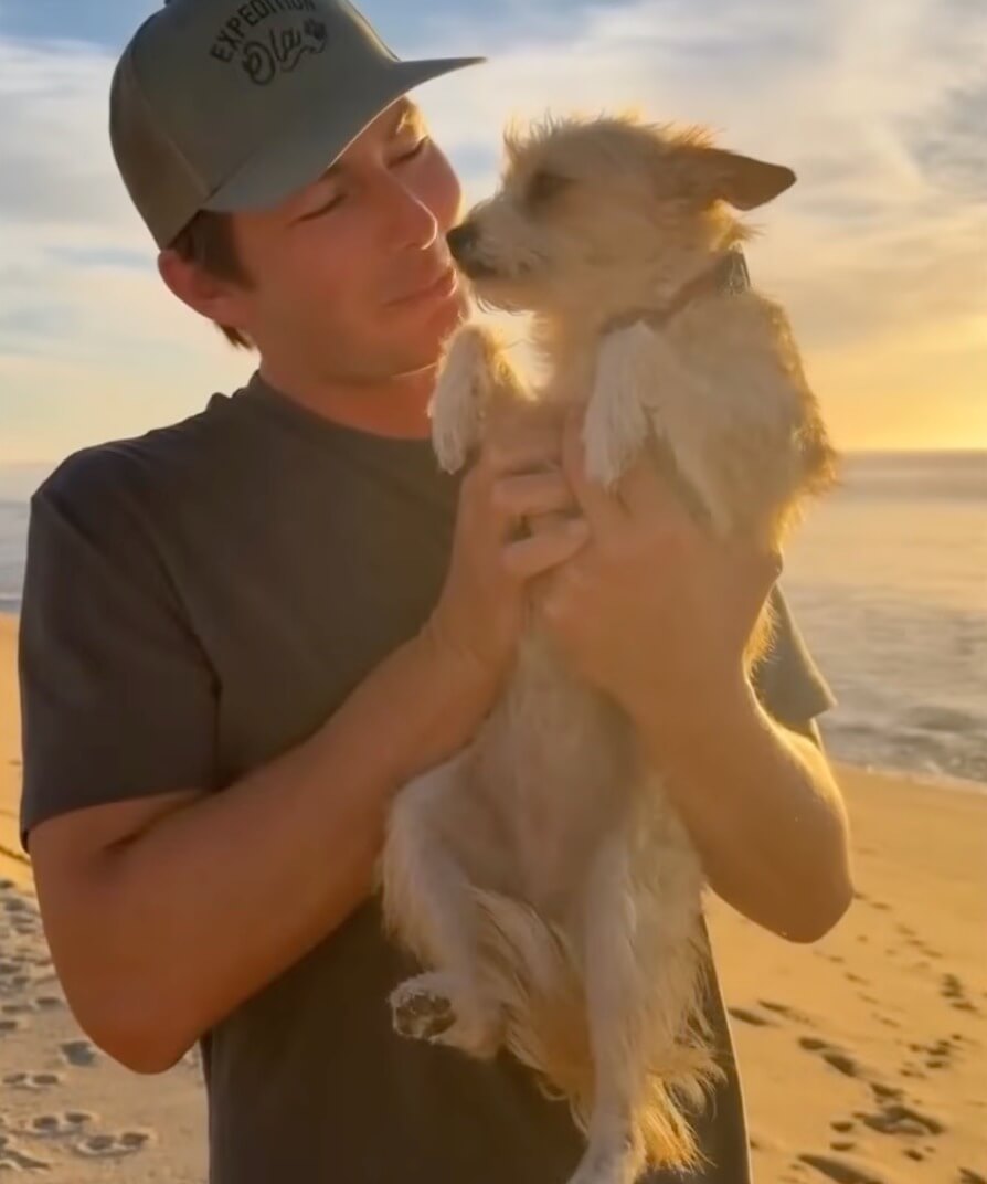 At the beach