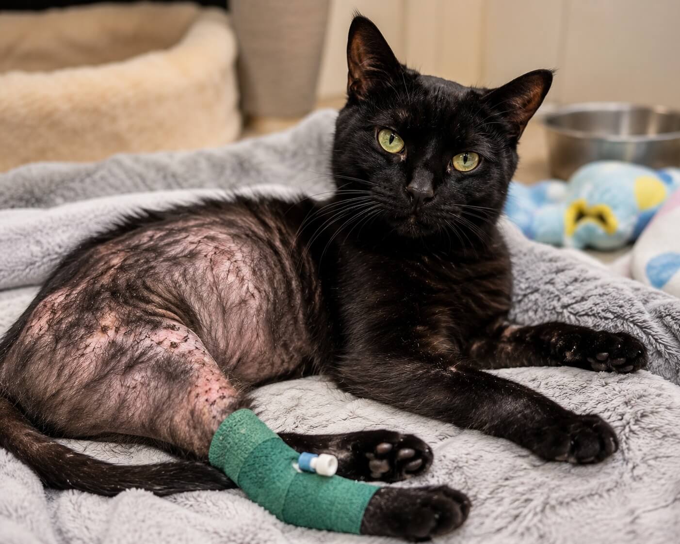 Poppy recovering